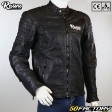 Lederjacke Restone Outrider CE-geprüft Motorrad schwarz