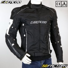 Blusão Gencod Prorider com aprovação CE motocicleta preta