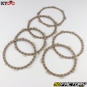 Lined clutch discs Yamaha DTLC (1984 - 1992), DR (1982 - 1988) 125 Kyoto