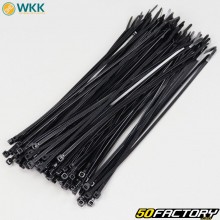 Plastic collars (rilsan) 3.6x250 mm WKK black (100 pieces)