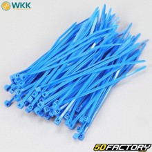 Plastic clamps (rislan) 2.5x100 mm WKK blue (100 pieces)