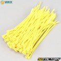 Collari in plastica (rilsan) 2.5x100 mm WKK tuorli (100 pezzi)