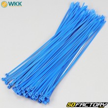 Collarines de plástico (rilsan) 3.6x300 mm WKK azul (100 piezas)