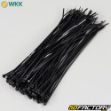 Kunststoffmanschetten (Rilsan) 2.5x200 mm WKK schwarz (100 Stück)