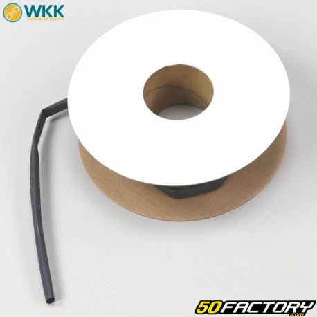 Heat-shrink tubing Ã˜6.4-3.2 mm WKK black (5 meters)
