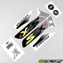 Decoration kit Peugeot 103 SPX phase 2 black and gray