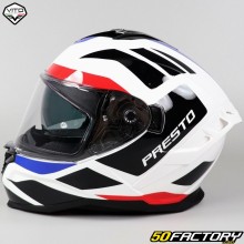Full face helmet Vito Presto white, blue, red