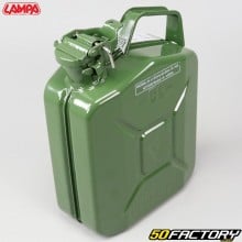 5L anti-corrosion metal fuel jerry can Lampa green