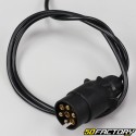 Placa de luz de plástico para porta-bicicletas de 74.5 cm