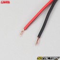 Cables eléctricos universales de 1 mm Lampa negro y rojo (10 metros)