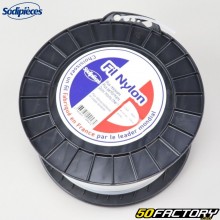 Filo per decespugliatore Ø3 mm nylon tondo Sodipieces trasparente (bobina da 120 m)