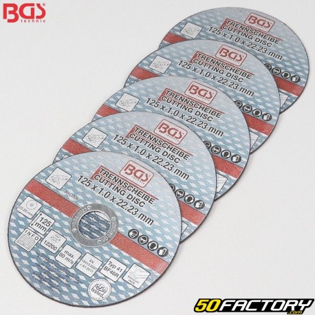 BGS 125mm Steel Cutting Discs (Pack of 5)