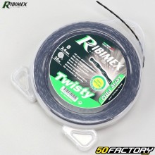 Filo per decespugliatore Ø2.4 mm elicoidale Ribimex nylon nero (bobina da 15 m)