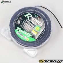 Hilo desbrozadora Ø3 mm helicoidal Ribimex nylon negro (bobina de 15 m)