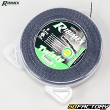 Freischneiderschnur Ø2.4 mm spiralförmig Ribimex Nylon schwarz (70 m Spule)