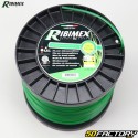 Linha Aparadora Verde Ribimex Nylon Redonda 3.3mm (Carretel 100m)