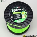 Green Ribimex nylon Ã˜2.4 mm square brushcutter line (140 m spool)