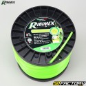 Green Ribimex nylon Ã˜4 mm square brushcutter line (60 m spool)