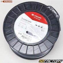 Brushcutter line Ø3.5 mm square nylon Kramp gray (95 m spool)