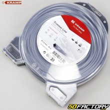 Brushcutter line Ø3.5 mm square nylon Kramp gray (30 m spool)