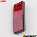 Rectangular reflector 90x35 mm to be screwed Lampa red