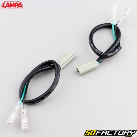 Adaptadores de señal de giro 2 cables para Yamaha Lampa (lote de 2)