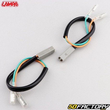 2 wire turn signal adapters for Kawasaki Lampa (batch of 2)