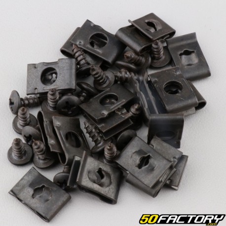 Fairing screws and clips Ã˜4 mm (set of 20)
