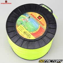 Filo per decespugliatore quadrato Ø4 mm nylon Sopartex giallo (bobina da 235 m)