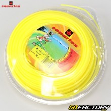 Hilo desbrozadora Ø3 mm redondo amarillo nailon Sopartex (bobina de 60 m)