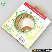 Línea desbrozadora redonda oxo-biodegradable Natura Protect Ø3 mm beige (bobina de 10 m)