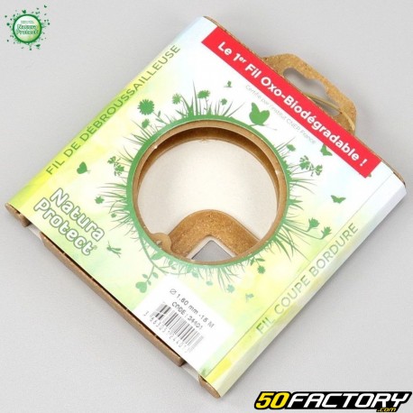 Natura Protect Línea Desbrozadora Redonda Oxo-Biodegradable 1.6mm Beige (bobina de 15 m)