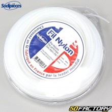 Brushcutter line Ø3 mm round nylon Sodipieces transparent (spool of 60 m)