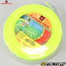 Brushcutter line Ø3 mm square nylon Sopartex yellow (43 m spool)