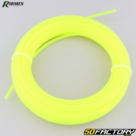 Trimmer line 3.3 mm round neon yellow Ribimex nylon (15 m spool)