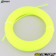 Brushcutter line Ø3.3 mm round neon yellow Ribimex nylon (15 m spool)