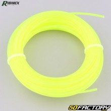 Filo per decespugliatore Ø2 mm tondo ribimex nylon giallo fluo (bobina da 15 mt)