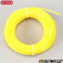 Filo per decespugliatore Ø2 mm nylon stella Oregon giallo fluorescente (bobina da 15 m)