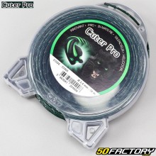 Filo per decespugliatore Ø2.4 mm elicoidale Nylon Cuter Pro verde e nero (bobina da 15m)