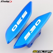 Tapas de orificios de espejo retrovisor Yamaha Tmax 530 (2012 - 2019) Puig Azules