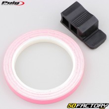 Felgenbettaufkleber mit Applikator 7 mm Puig rosa