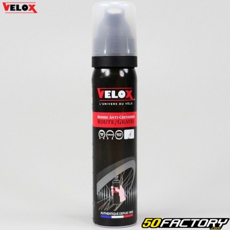 Spray protettivo contro le forature per biciclette Vélox da 75 ml “strada/gravel”.