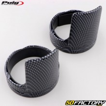 Puig carbon fork tube protectors