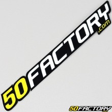 Pegatina 50 Factory 18 cm amarilla alta resistencia