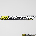 Sticker 50 Factory 18 cm yellow high resistance