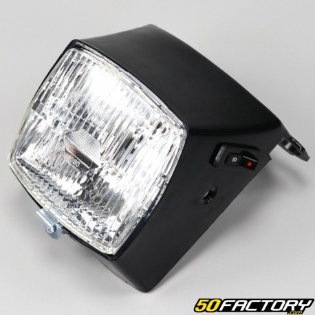 Complete headlight Peugeot 103 Vogue,  MVL,  Chrono... black