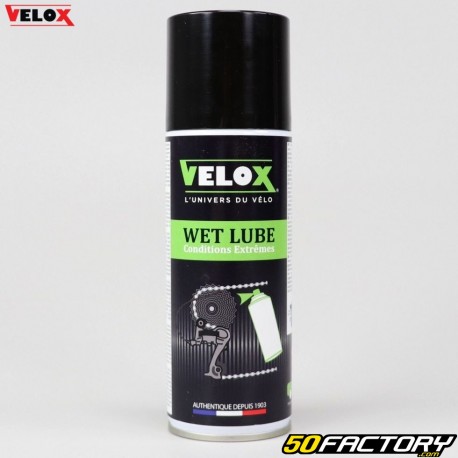 Velox lubrificante para correntes de bicicleta em condições úmidas 200ml