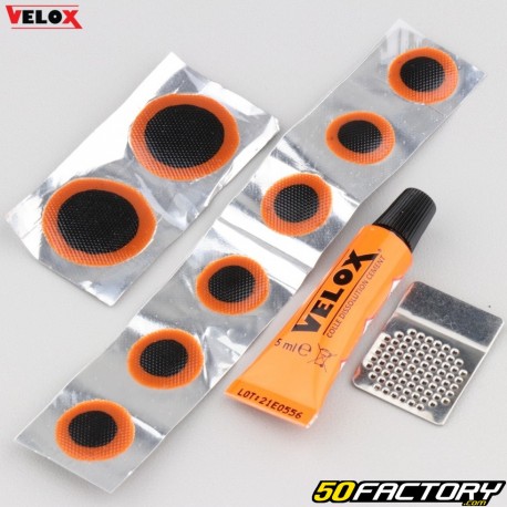 &quot;Racing&quot; bicycle inner tube repair kit (patches and glue) Vélox