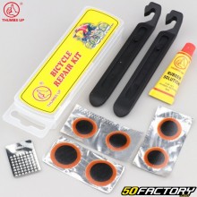 Bicycle inner tube repair kit (tire levers, patches and glue) Thumbs Up
