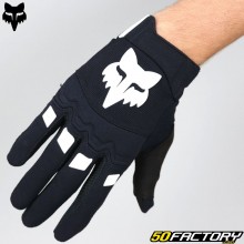 Gloves cross Fox Racing Dirtpaw 24 black and white